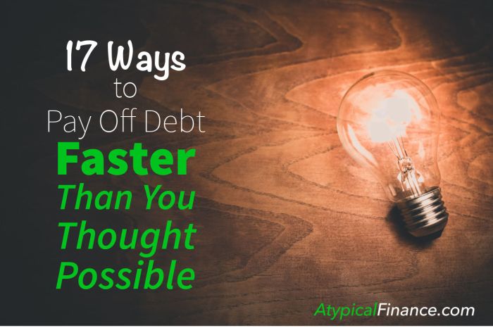 Debt faster pay ways off